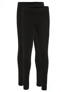 Wehkamp Anytime legging zwart (set van 2) aanbieding