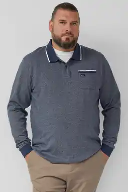 Wehkamp s.Oliver Big Size regular polo donkerblauw aanbieding