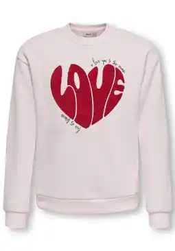 Wehkamp KIDS ONLY GIRL sweater lichtroze aanbieding