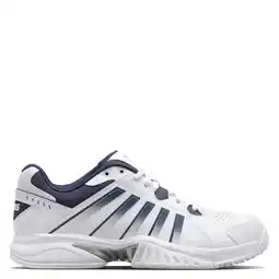 Wehkamp K-Swiss Receiver V tennisschoenen wit/donkerblauw/zilver aanbieding