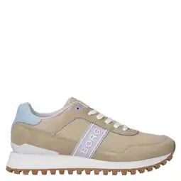 Wehkamp Björn Borg leren sneakers beige aanbieding