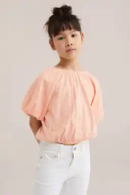 Wehkamp WE Fashion blousetop zalm aanbieding