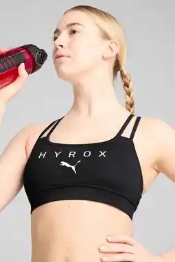 Wehkamp Puma x Hyrox level 1 sportbh Hyrox zwart aanbieding