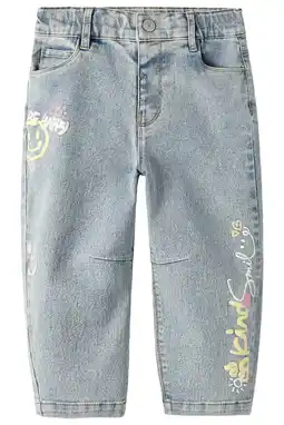 Wehkamp NAME IT MINI NMFROSE baggy jeans light blue denim aanbieding
