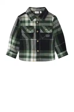 Wehkamp NAME IT MINI overshirt donkergroen aanbieding