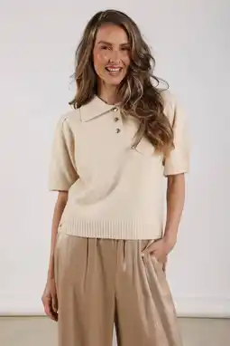 Wehkamp NUKUS pullover met wol zand met lurex aanbieding