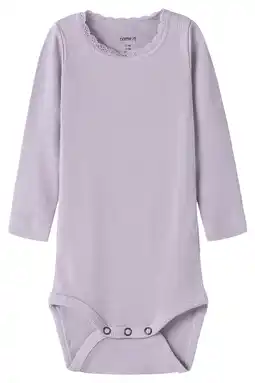 Wehkamp NAME IT BABY romper lila aanbieding