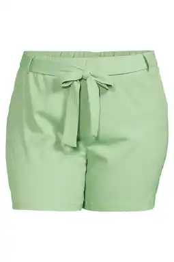 Wehkamp GREAT LOOKS crinkle korte broek lichtgroen aanbieding