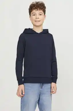 Wehkamp JACK & JONES JUNIOR hoodie JJEBRADLEY donkerblauw aanbieding