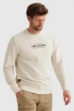 Wehkamp PME Legend sweater ecru aanbieding