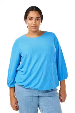 Wehkamp Zizzi blousetop blauw aanbieding