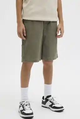 Wehkamp JACK & JONES JUNIOR casual short olijfgroen aanbieding