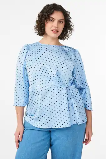 Wehkamp Zizzi blouse met stippen aanbieding