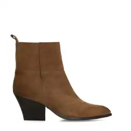 Wehkamp Manfield suède cowboylaarzen cognac aanbieding