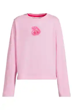 Wehkamp Coolcat longsleeve met Glow mode print Maria lichtroze aanbieding