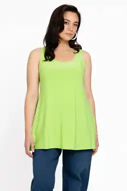 Wehkamp YOEK singlet DOLCE van travel limegroen aanbieding
