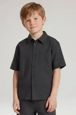 Wehkamp NAME IT KIDS regular casual overhemd donkerblauw aanbieding