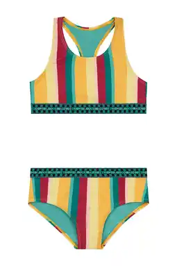 Wehkamp Shiwi crop bikini Charlie geel/blauw/rood aanbieding
