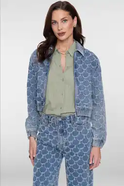 Wehkamp Geisha denim spijkerjas medium blue denim aanbieding