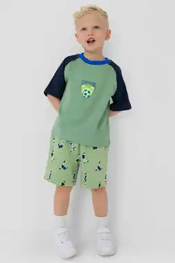 Wehkamp s.Oliver regularwaist sweatshort groen aanbieding