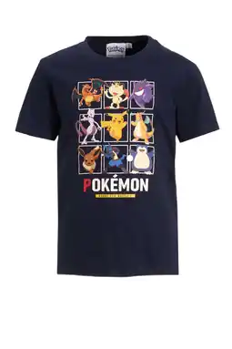Wehkamp Anytime T-shirt Pokemon license donkerblauw aanbieding