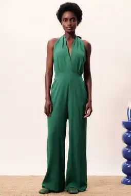 Wehkamp FRNCH jumpsuit groen aanbieding