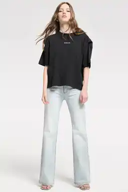 Wehkamp Homage to Denim Elisa - Straight Leg Jeans straight leg jeans light blue denim aanbieding