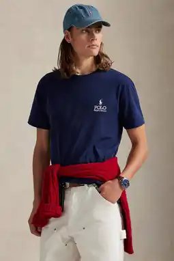 Wehkamp Polo Ralph Lauren regular T-shirt blauw aanbieding