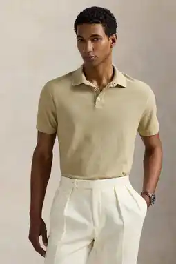 Wehkamp Polo Ralph Lauren slim polo lichtkaki aanbieding