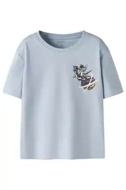 Wehkamp NAME IT MINI T-shirt lichtblauw aanbieding