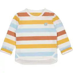 Wehkamp BESS gestreepte longsleeve oker aanbieding
