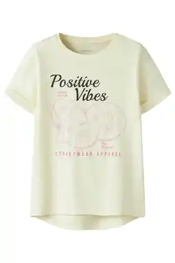 Wehkamp NAME IT KIDS T-shirt geel aanbieding
