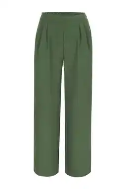 Wehkamp LOLALIZA wide leg broek groen aanbieding