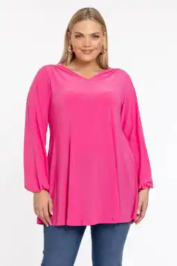 Wehkamp YOEK tuniek DOLCE van travelstof roze aanbieding