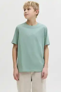 Wehkamp JACK & JONES JUNIOR T-shirt mintgroen aanbieding