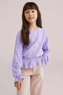 Wehkamp WE Fashion blousetop paars aanbieding