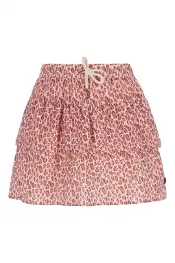 Wehkamp Like Flo strokenrok met panterprint roze aanbieding