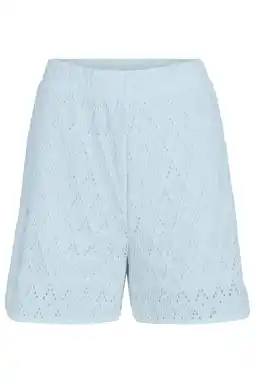 Wehkamp VILA short lichtblauw broderie aanbieding