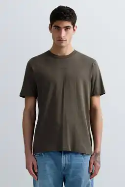 Wehkamp REPLAY regular fit t-shirt mud green aanbieding
