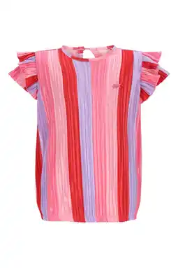 Wehkamp B.Nosy gestreepte blousetop roze aanbieding