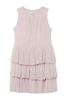 Wehkamp s.Oliver korte jurk met glitter roze aanbieding