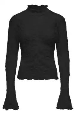 Wehkamp JDY top met col zwart aanbieding