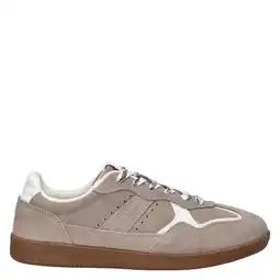 Wehkamp Nelson suède sneakers taupe aanbieding