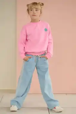 Wehkamp NONO sweater met backprint roze aanbieding