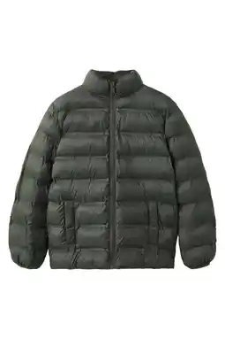 Wehkamp Mango Kids tussenjas donkergroen aanbieding
