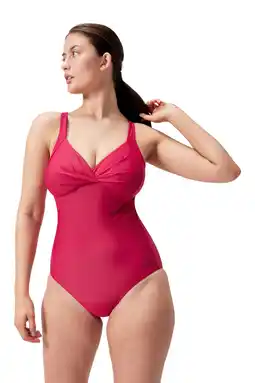Wehkamp Speedo EnduraFlex corrigerend badpak rood aanbieding