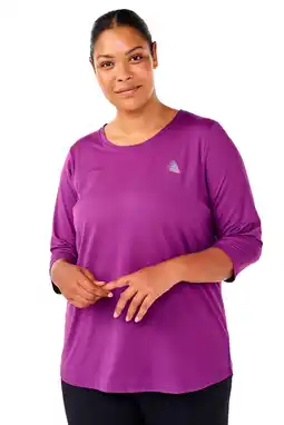 Wehkamp ACTIVE By Zizzi Plus Size sport T-shirt paars aanbieding