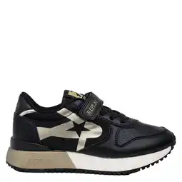 Wehkamp REPLAY Fiber JR Girl 8 sneakers zwart/goud aanbieding