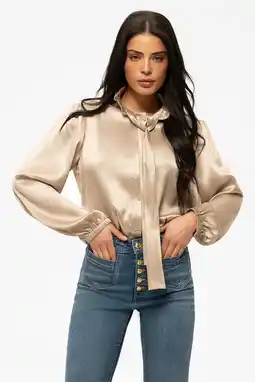 Wehkamp Fifth House blouse taupe aanbieding