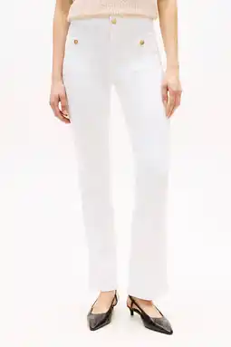 Wehkamp Tommy Hilfiger bootcut jeans wit aanbieding